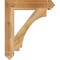 Ekena Millwork Imperial Arts & Crafts Rough Sawn Bracket, Western Red Cedar, 4"W x 22"D x 26"H BKT04X22X26IMP03RWR - alternate 2